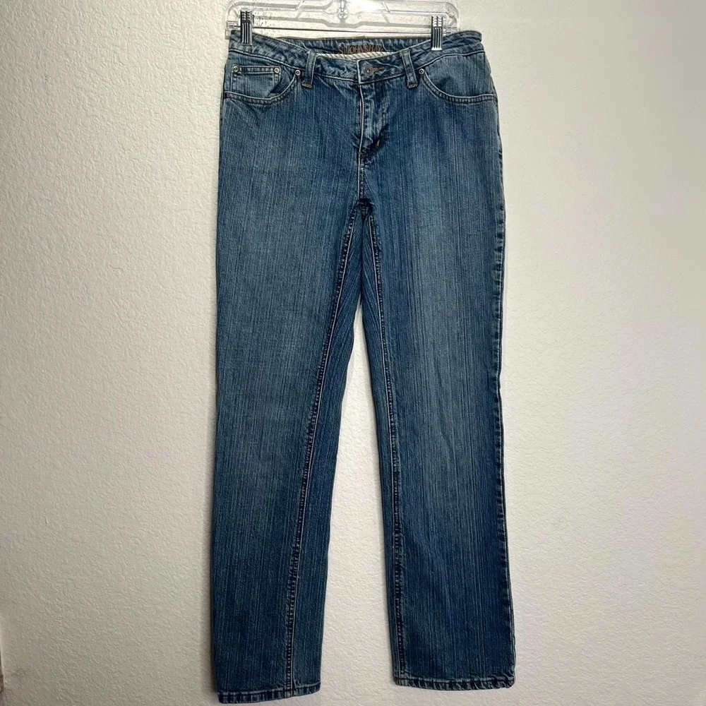St‎ John's Bay Jeans Womens 10 Blue Denim Stretch Straight Leg Everyday Wear